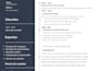 design a professional and modern CV or resume